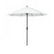 California Umbrella 7.5' Bronze Aluminum Market Patio Umbrella, Olefin White 194061336489 - alternate 1